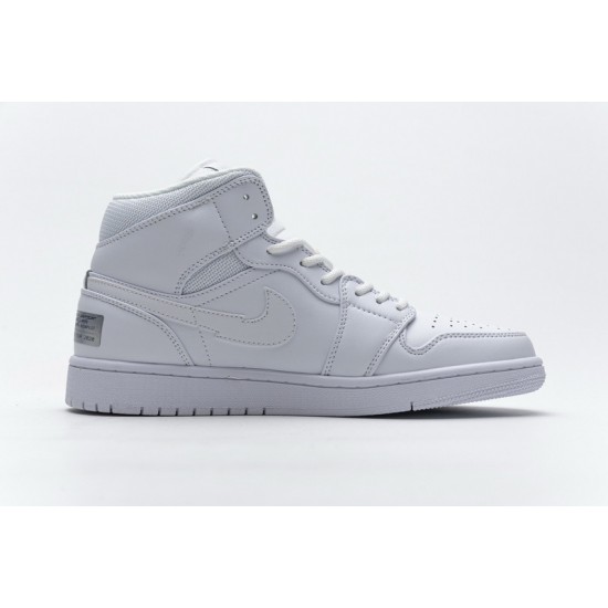 Air Jordan 1 Mid "Euro Tour" White CW7589-100