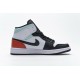 Air Jordan 1 Mid GS "Black Toe" White Black Blue BQ6931-100