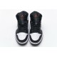 Air Jordan 1 Mid GS "Black Toe" White Black Blue BQ6931-100
