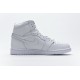 Air Jordan 1 Mid GS "Pure Platinum" White 554725-109