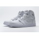 Air Jordan 1 Mid GS "Pure Platinum" White 554725-109