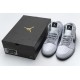 Air Jordan 1 Mid GS "White Cement" White Black 554725-115