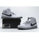 Air Jordan 1 Mid GS "White Cement" White Black 554725-115