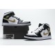 Air Jordan 1 Mid "Gold Patent Leather" Black Gold 852542-007