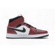 Air Jordan 1 Mid "Gym Red" White Black Red 554725-069