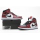 Air Jordan 1 Mid "Gym Red" White Black Red 554725-069