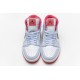 Air Jordan 1 Mid "Half Blue" Polka Dot Blue Red 555112-400