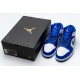 Air Jordan 1 Mid "Hyper Royal" White Blue 554724-114