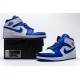 Air Jordan 1 Mid "Hyper Royal" White Blue 554724-114