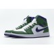 Air Jordan 1 Mid "Incredible Hulk" Green Purple 554725-300