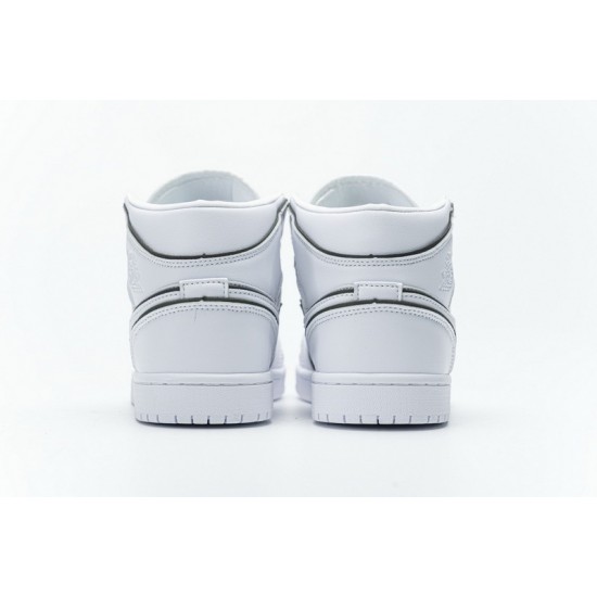 Air Jordan 1 Mid "Iridescent Outline" White Black CK6587-100 36-46