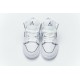 Air Jordan 1 Mid "Iridescent Outline" White Black CK6587-100 36-46