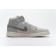 Air Jordan 1 Mid "Grey Fog" Light Bone White Gray 852542-003