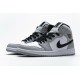 Air Jordan 1 Mid Light Smoke Grey Gray White 554724-092