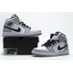 Air Jordan 1 Mid Light Smoke Grey Gray White 554724-092