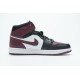 Air Jordan 1 Mid "Marron" Black White Red CZ4385-016 36-46