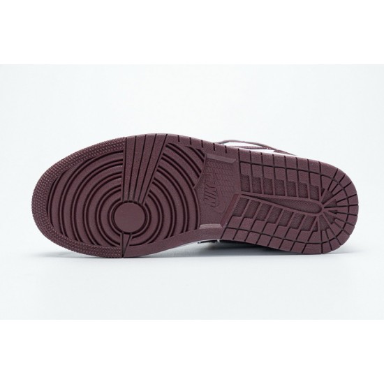 Air Jordan 1 Mid "Marron" Black White Red CZ4385-016 36-46