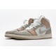 Air Jordan 1 Mid "Milan" Khaki White CV3044-100