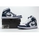 Air Jordan 1 Mid "Obsidian" Blue White 554724-174