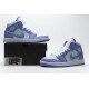Air Jordan 1 Mid "Purple Aqua" Blue Purple Blue 554725-500