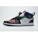 Air Jordan 1 Mid SE "Multicolor" Black Green Red DB5454-001