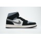 Air Jordan 1 Mid SE "Satin Grey" Black Grey 852542-011