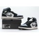 Air Jordan 1 Mid SE "Satin Grey" Black Grey 852542-011