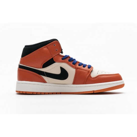 Air Jordan 1 Mid SE "Team Orange" Orange White 852542-800
