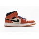 Air Jordan 1 Mid SE "Team Orange" Orange White 852542-800
