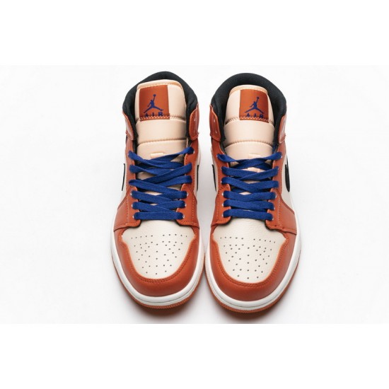 Air Jordan 1 Mid SE "Team Orange" Orange White 852542-800