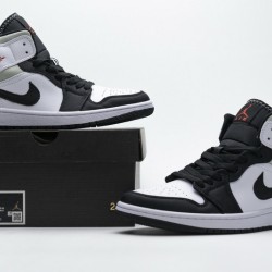 Air Jordan 1 Mid SE "Union Black Toe" White Red 852542-100