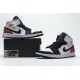 Air Jordan 1 Mid SE "Union Black Toe" White Red 852542-100
