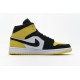 Air Jordan 1 Mid SE "Yellow Toe" Black Yellow 852542-071