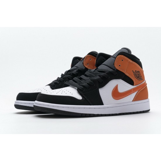 Air Jordan 1 Mid "Shattered Backboard" Orange Black 554724-058