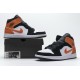 Air Jordan 1 Mid "Shattered Backboard" Orange Black 554724-058