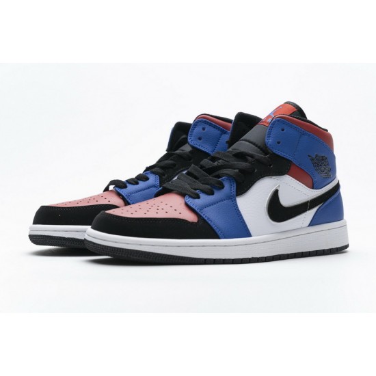 Air Jordan 1 Mid "TOP 3" Blue Red 554724-124