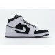 Air Jordan 1 Mid "Tuxedo" White Black 554724-113