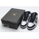 Air Jordan 1 Mid "Tuxedo" White Black 554724-113