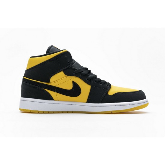 Air Jordan 1 Mid "University Gold" Black Yellow CD6759-007