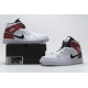 Air Jordan 1 Mid "White Black Gym Red" White Red 554724-116