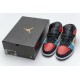 Air Jordan 1 Mid "White Red Multi" Blue Red 554724-125