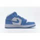 Air Jordan 1 Mid Retro "UNC" Blue White 554724-106