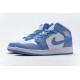 Air Jordan 1 Mid Retro "UNC" Blue White 554724-106