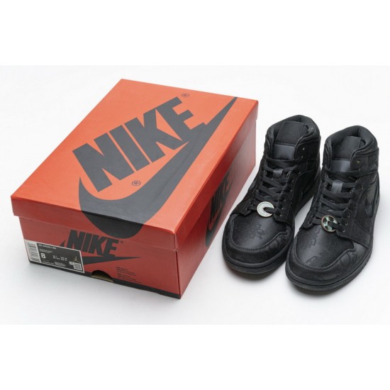 Edison Chen x Air Jordan 1 Mid "Fearless" Black CU2804-300