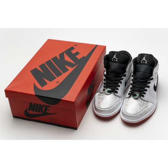 Edison Chen x Air Jordan 1 Mid "Fearless" White Black CU2804-100