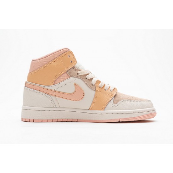 Air Jordan 1 Mid "Atomic Orange" White Orange DH4270-800