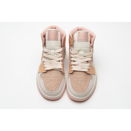 Air Jordan 1 Mid "Atomic Orange" White Orange DH4270-800