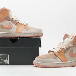 Air Jordan 1 Mid "Atomic Orange" White Orange DH4270-800