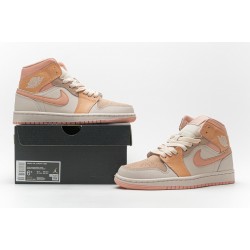 Air Jordan 1 Mid "Atomic Orange" White Orange DH4270-800