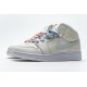 Air Jordan 1 Mid GG "Multi Color Swoosh" White Blue Pink 555112-035